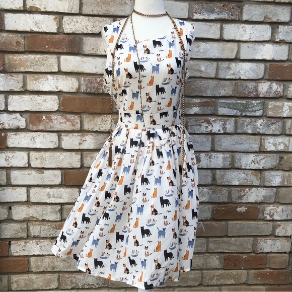 L. A Soul Dresses & Skirts - L.A. Soul Cat Kitten *MEOW* Dress sz L